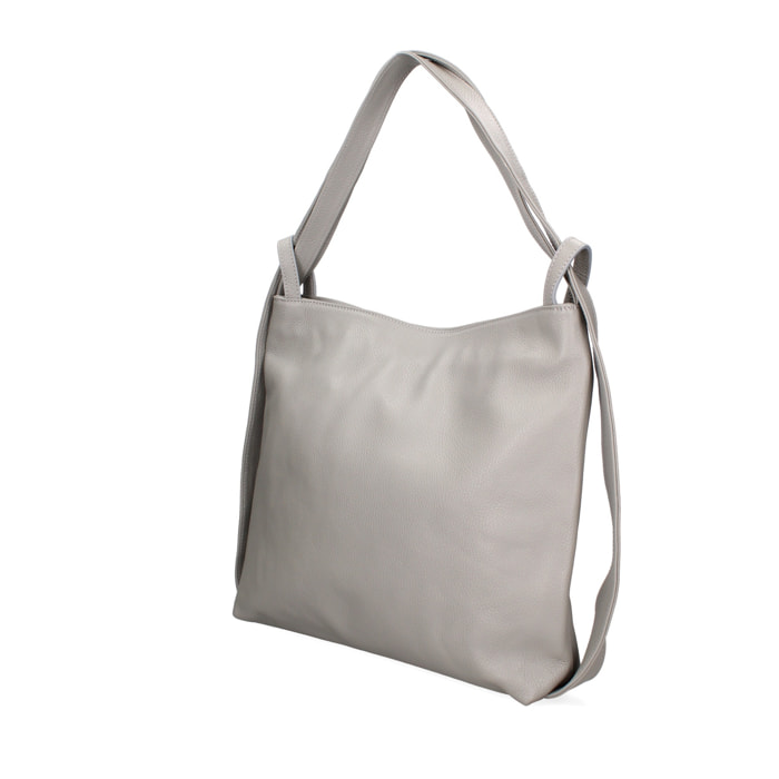 Borsa a mano da donna Made in Italy - Modello Seraphina Nova - 100% pelle - 37.0 x 37.0 x 9.0 cm