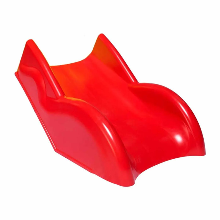 Partie inférieure de glissière toboggan 2,63 m - Sabot rouge