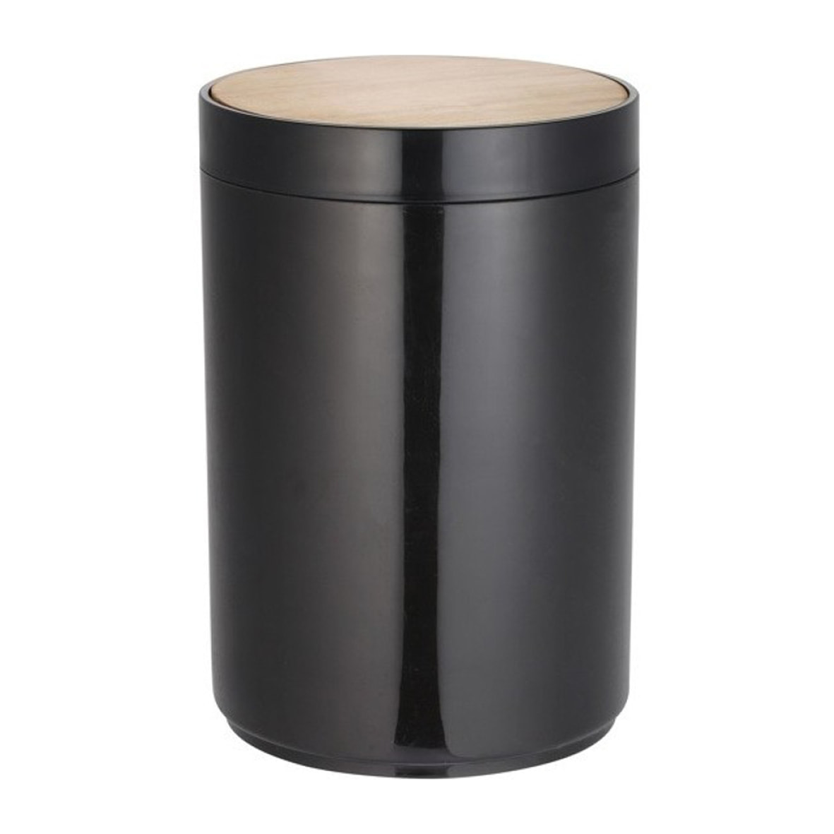 CUBO DE BASURA OSLO NEGRO MATE 5 LITROS