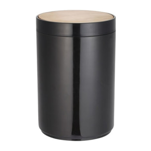 CUBO DE BASURA OSLO NEGRO MATE 5 LITROS