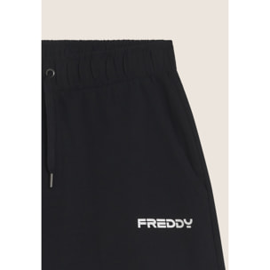 Pantaloni corti a metà coscia in jersey stretch