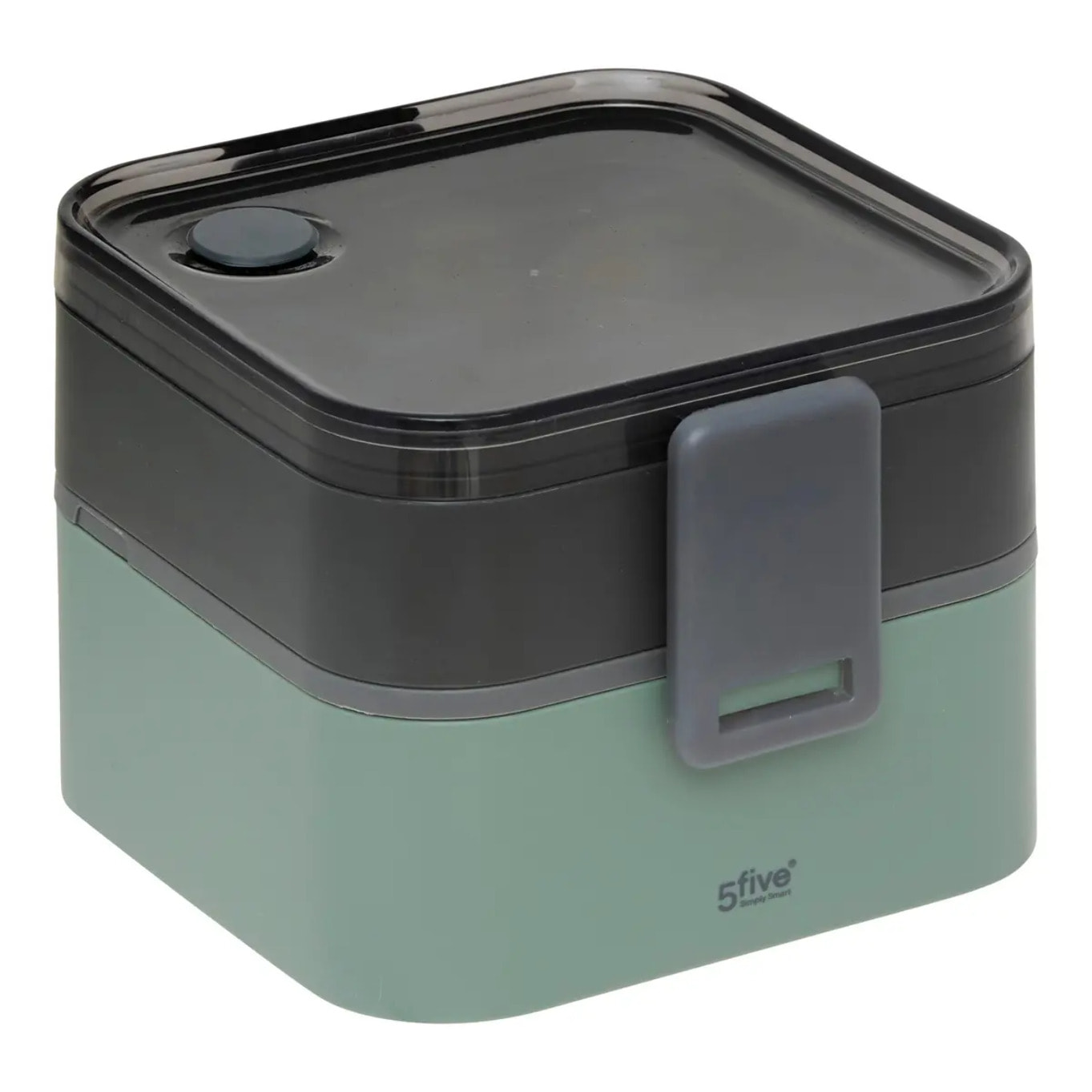 Lunch box 2 compartiments gris 1.5l 360 en polypropylène