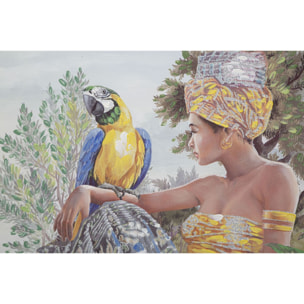 DIPINTO SU TELA KENDA ORIZZONTALE CM 120X3X90