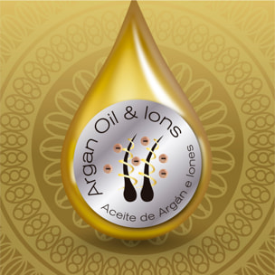 Lisseur à cheveux professionnel imprégné d'huile d'argan - noir - 35W