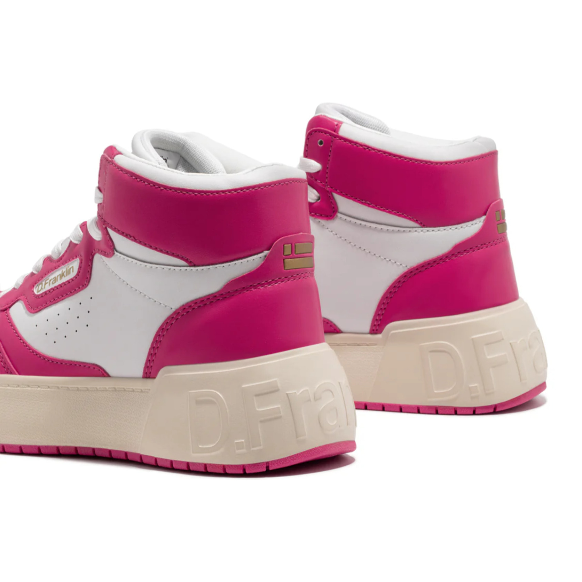 Zapatillas Altas Abotinadas de Mujer High Court Basic Fuchsia / Fuchsia D.Franklin