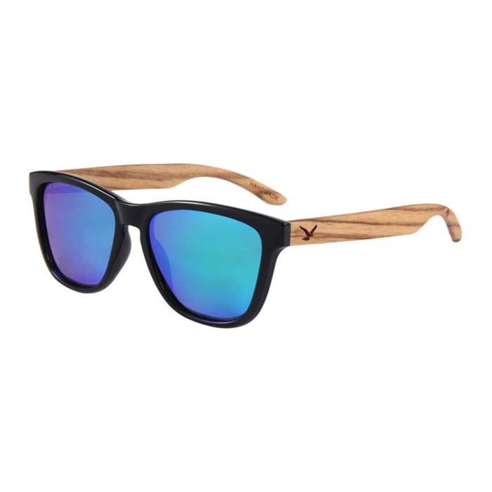 Gafas de Sol Fluor 1505M-1 Polarizadas de Madera Unisex 52 mm