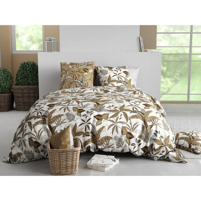 Parure housse de couette coton multicolore