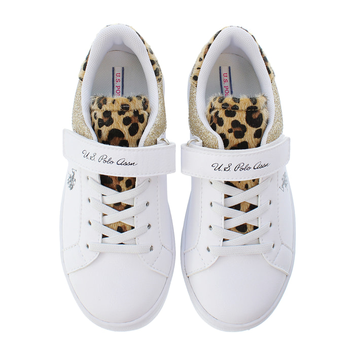 Sneakers U.S. Polo Assn. bianco-oro