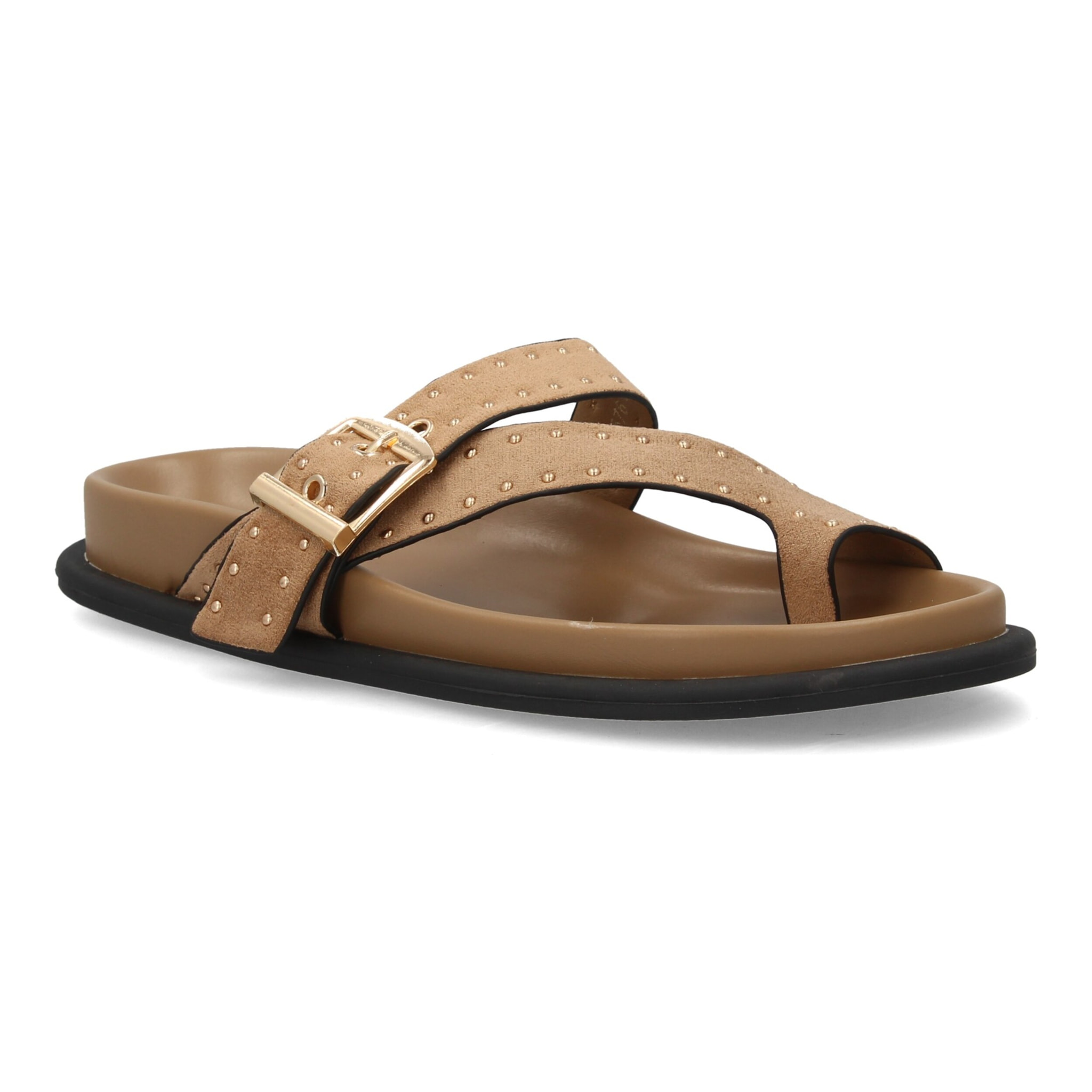 Sandalias planas con tiras cruzadas para mujer