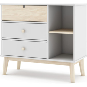 Commode enfant 3 tiroirs en bois - LUCY