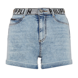 PHILIPP PLEIN Denim Shorts