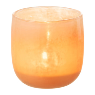 J-Line vase Corrie - verre - corail - small - Ø 10.5 cm