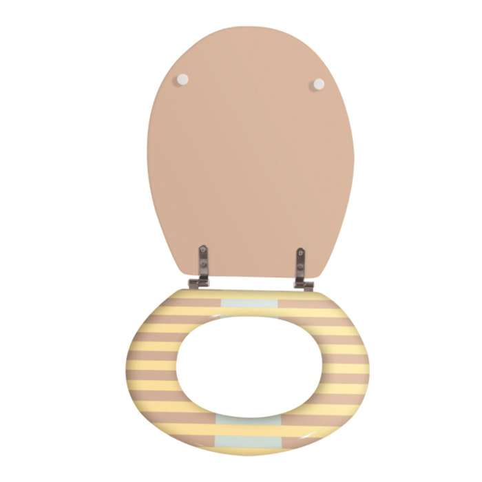 Abattant wc MDF JANA - Charnières Inox MSV