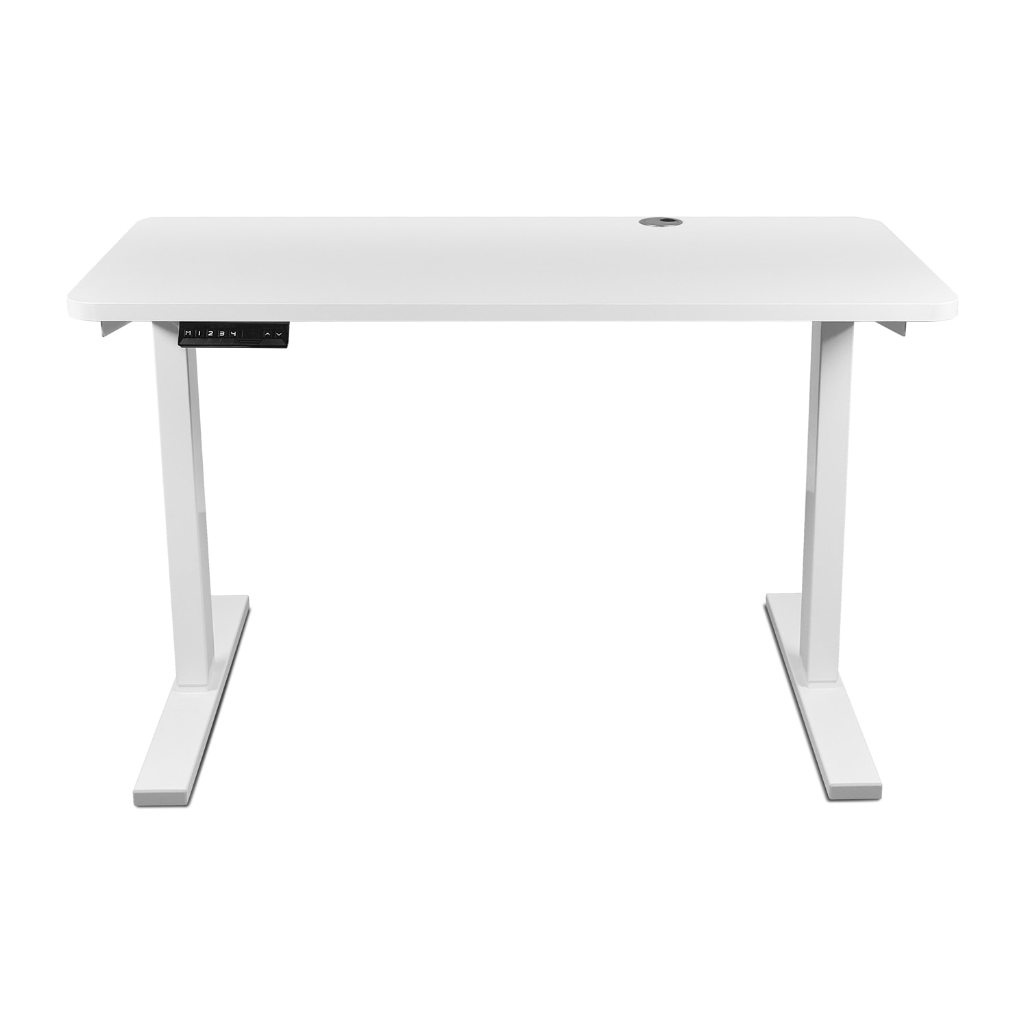 FrankyStar - Stand Up Desk scrivania elettrica con tecnologia dual motor, stabile ripiano con regolazione digitale.