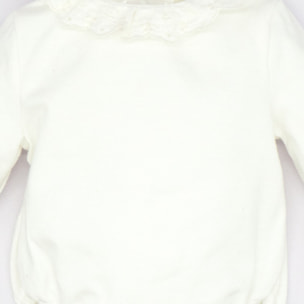 CAMISETA BODY TIRA BORDADA BLANCO