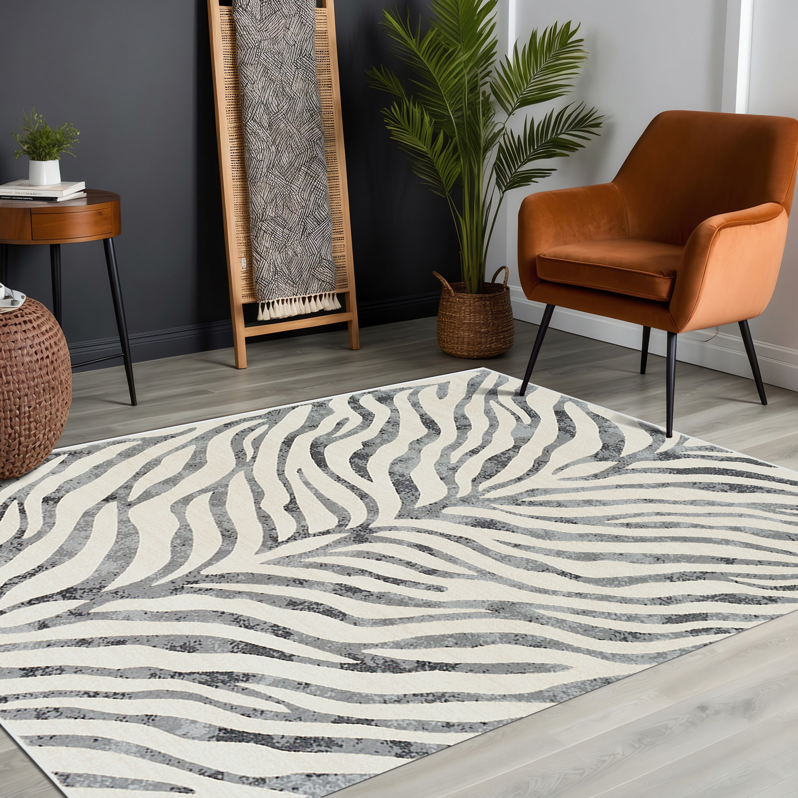 CYBELE Alfombra Zebra Bohemia