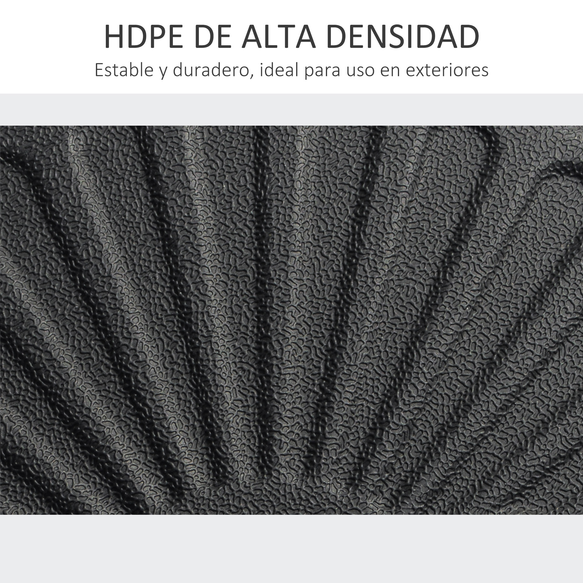 Outsunny Base de Sombrilla Rellenable de Agua 22 kg para Postes 38/48mm Ø51x28cm