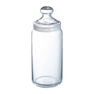 Pot de conservation 1,5L hermétique Pure Jar Club - Luminarc - verre trempé extra résistant