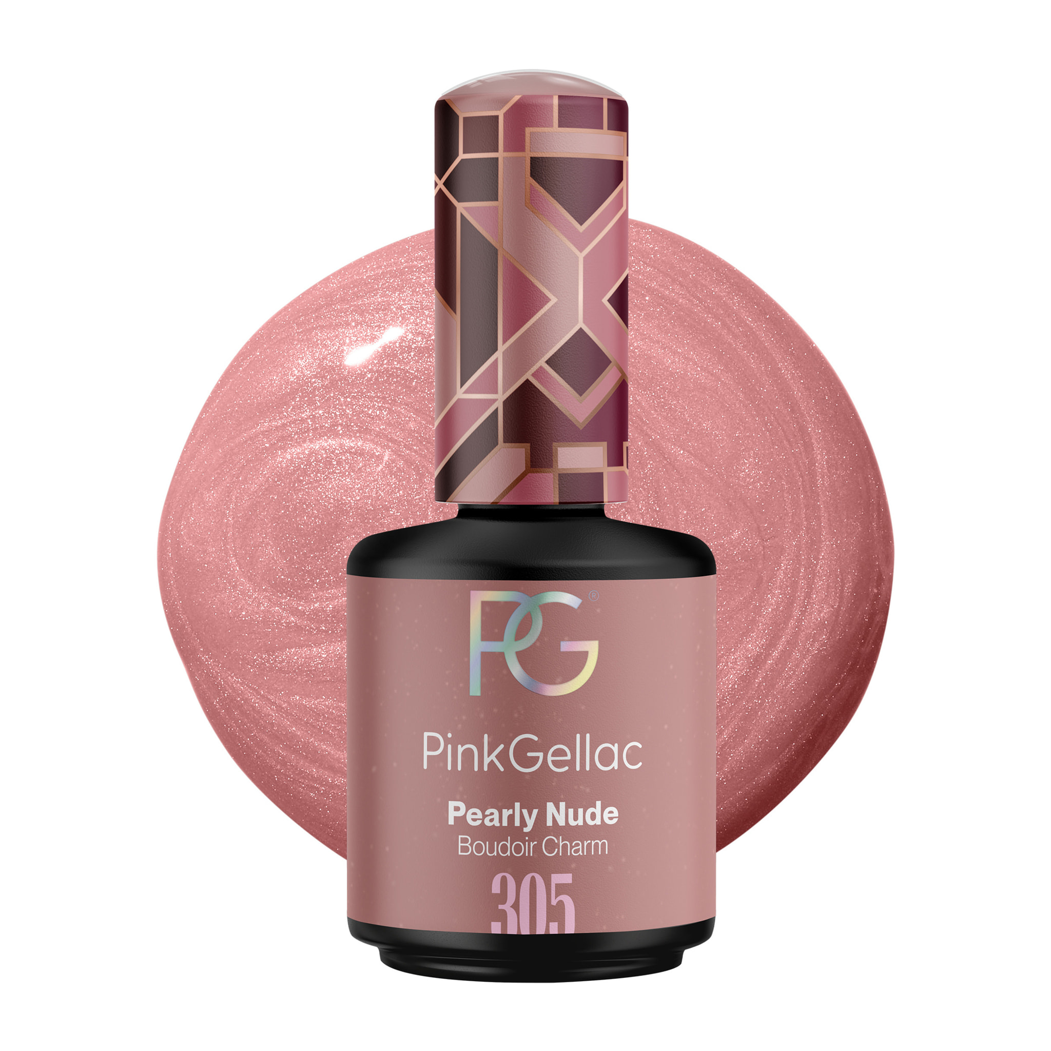 Vernis semi-permanent - 305 Pearly Nude - 15 ml