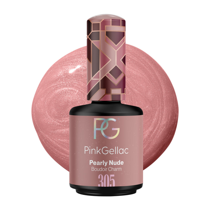Vernis semi-permanent - 305 Pearly Nude - 15 ml