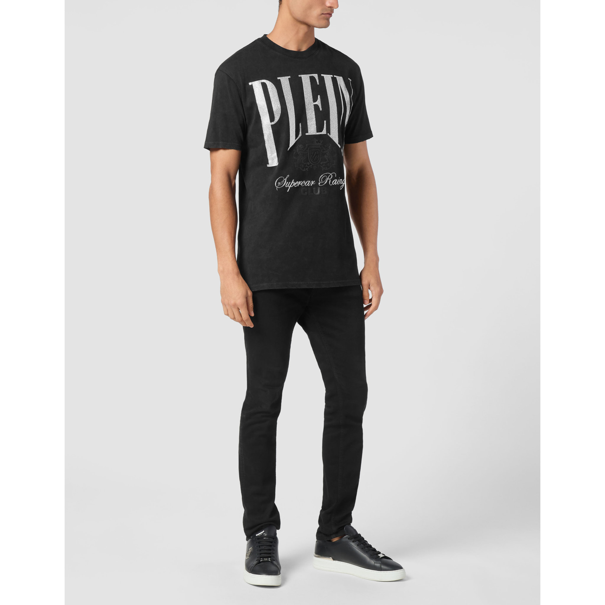 PHILIPP PLEIN Camiseta Cuello Redondo RACING