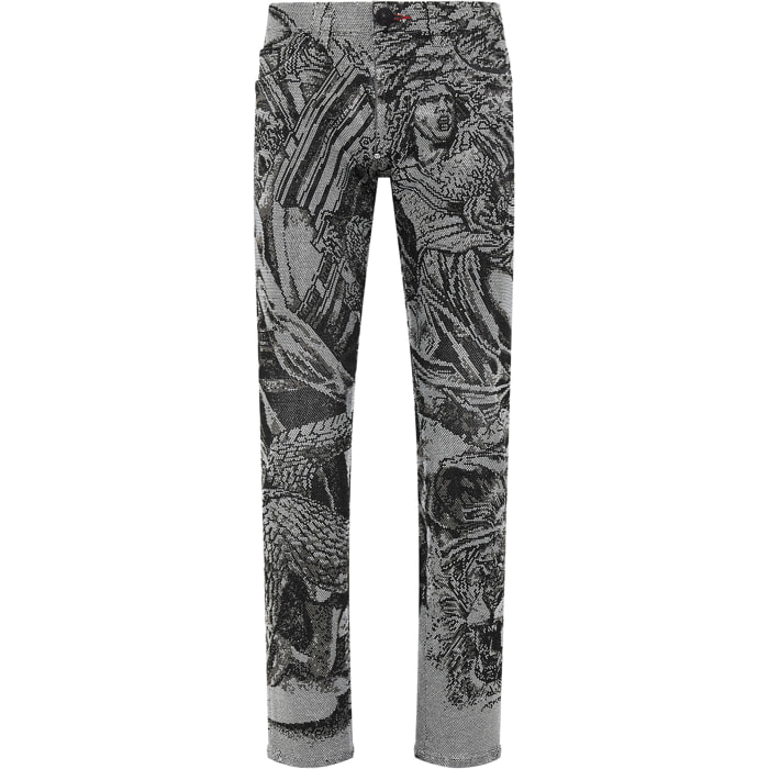 PHILIPP PLEIN Jeans Straight Cut TATTOO