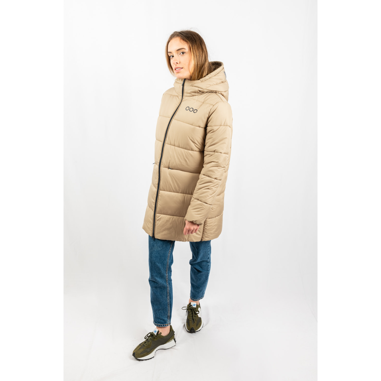 Chaqueta para mujer ECOON Paris Long Jacket - Beige
