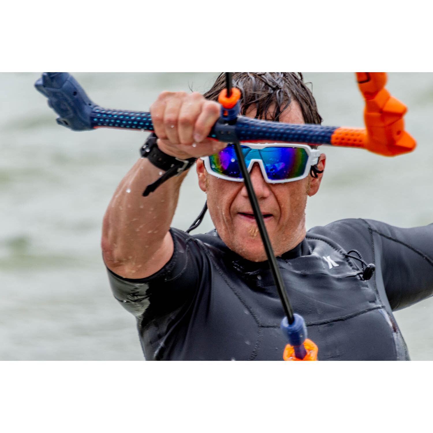 Gafas de sol OCEAN BANILA - Dorado / Revo azul