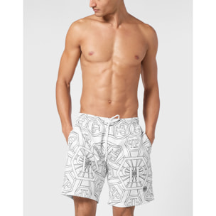 PHILIPP PLEIN Swim Trunks MONOGRAM