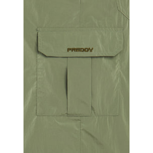 Pantaloni Cargo carrot fit in nylon navetta