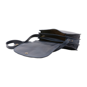 Borsa a tracolla da donna - Modello False - Vera pelle - 24.0 x 17.0 x 11.0 cm