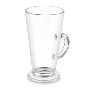 PACK 6 TAZAS VIDRIO CAFE LATTE 280ML