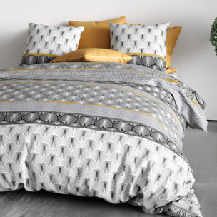 Parure De Couette 3pcs 100% Coton 57 Fils/cm2 Sakigold