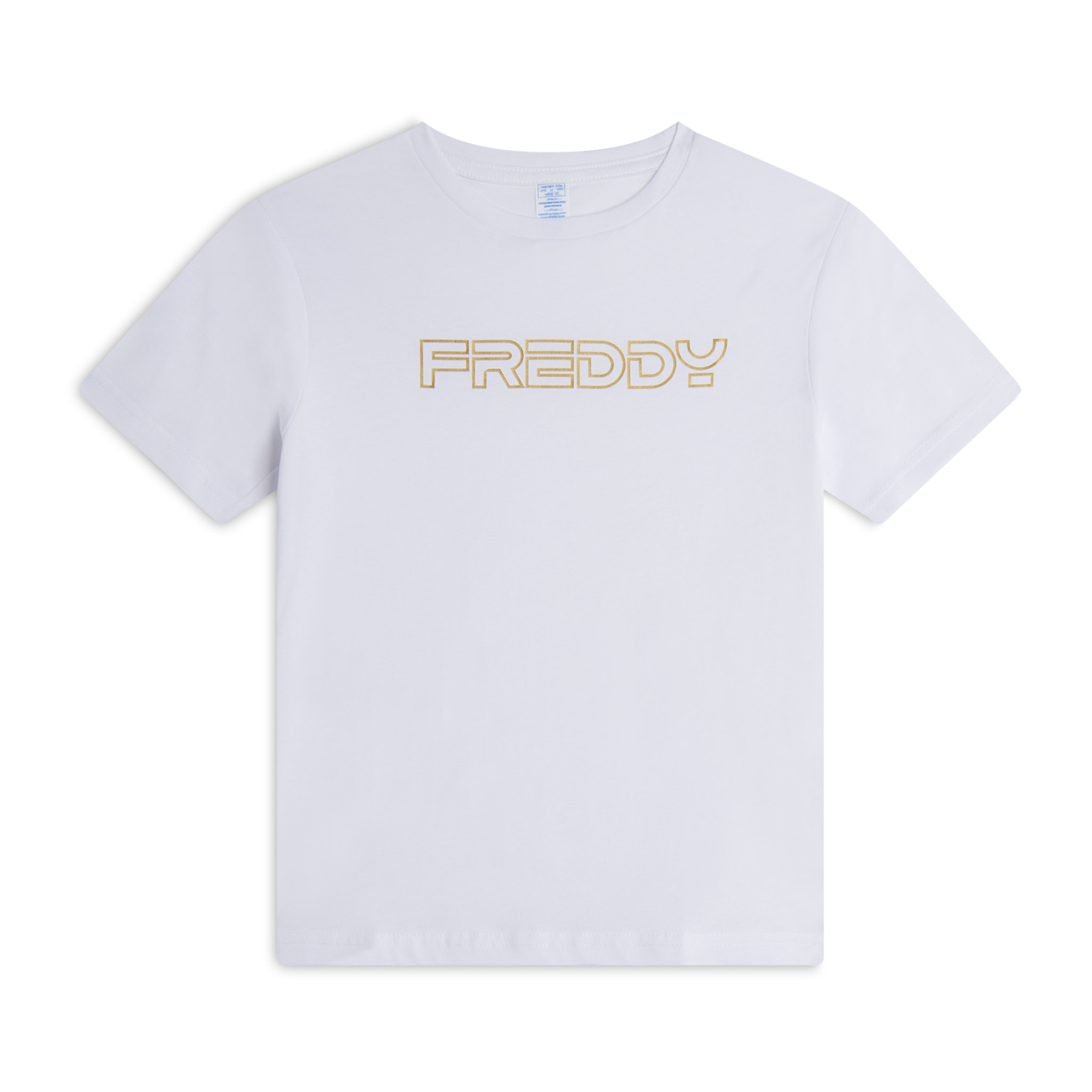 T-shirt Bambina 100% Cotone con Logo FREDDY