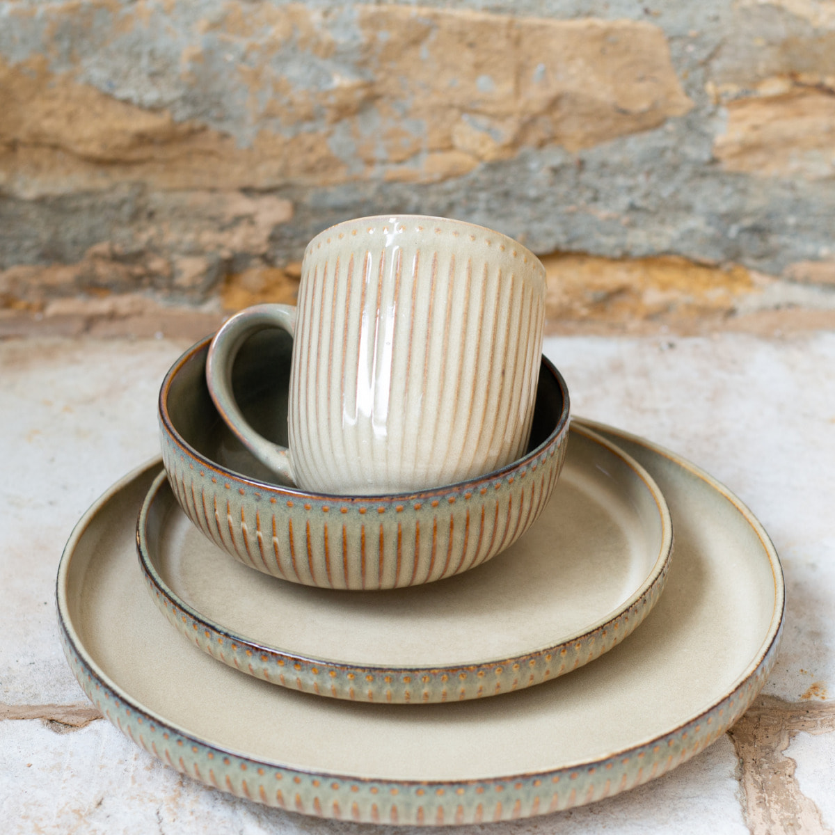 Lot de 6 mugs, TERRALHA