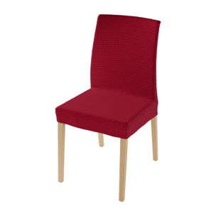 COPPIA VESTISEDIA CON SCHIENALE FASHIONABLE, Microfibra/Cotone/Elastan - BORDEAUX