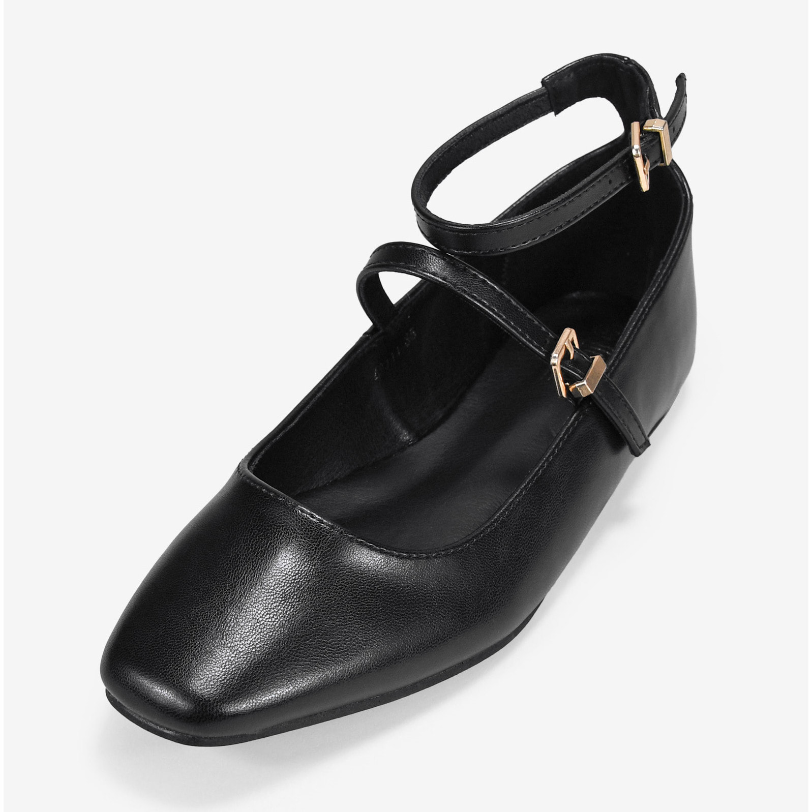 Bailarinas negras con suela plana