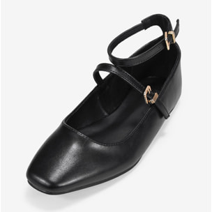 Bailarinas negras con suela plana