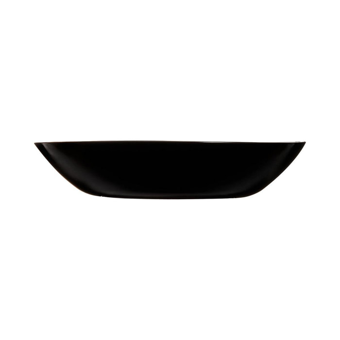 Assiette creuse noire 20 cm Slate - Luminarc