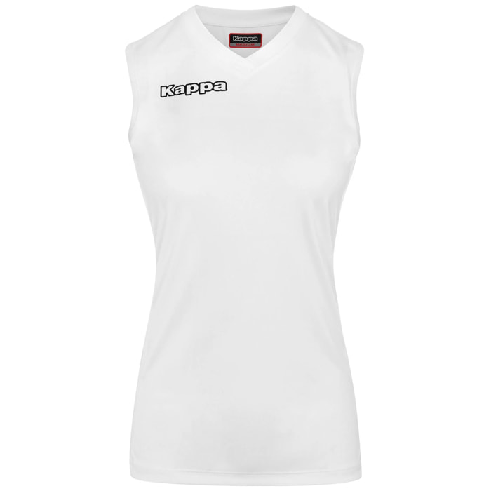 Kappa Maglie gioco TANK KAPPA4VOLLEY AMILA Bianco