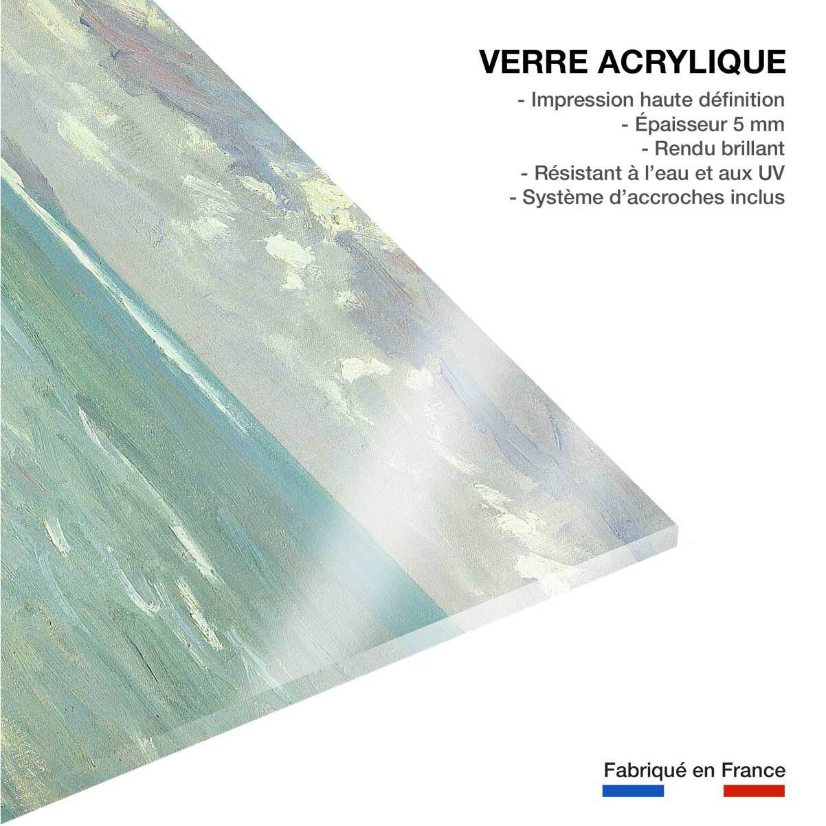 Tableau les falaises de trouville par gustave caillebotte  Tableau plexiglas