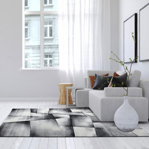 Tapis salon BRILLANCE RAHITE en polypropylène doux et soyeux