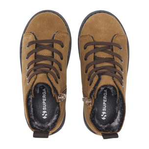 Superga - Stivaletti Bambino/a Beige - 3008 KIDS LACE-UP BOOT SUEDE