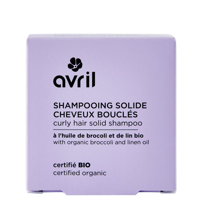 A l'Huile de Brocoli et de Lin - Shampooing Solide Cheveux Bouclés 60 g
