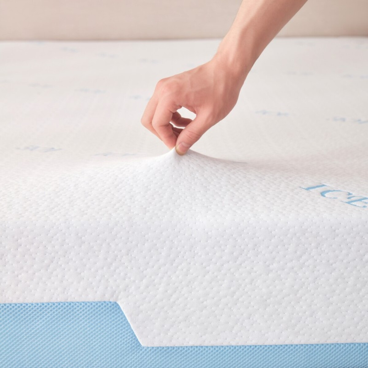 Matelas Universel | Mémoire de forme | Housse rafraîchissante été et déhoussable