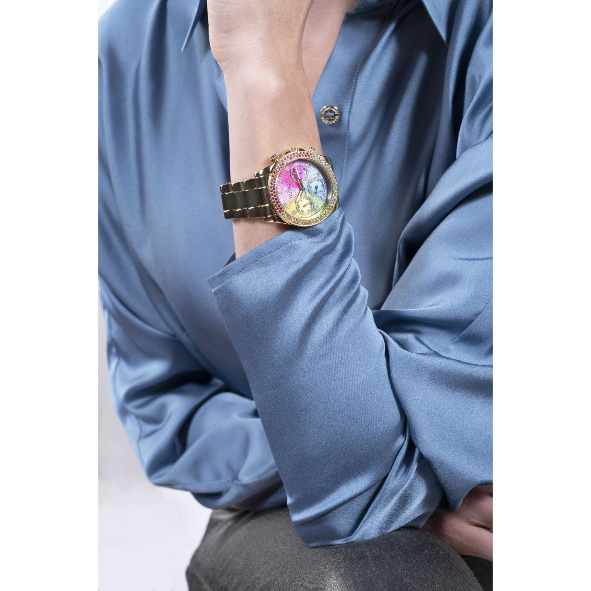 Guess Reloj Analógico De Cuarzo. Gd Sol