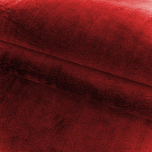 MOSCOU - Tapis rond uni Rouge
