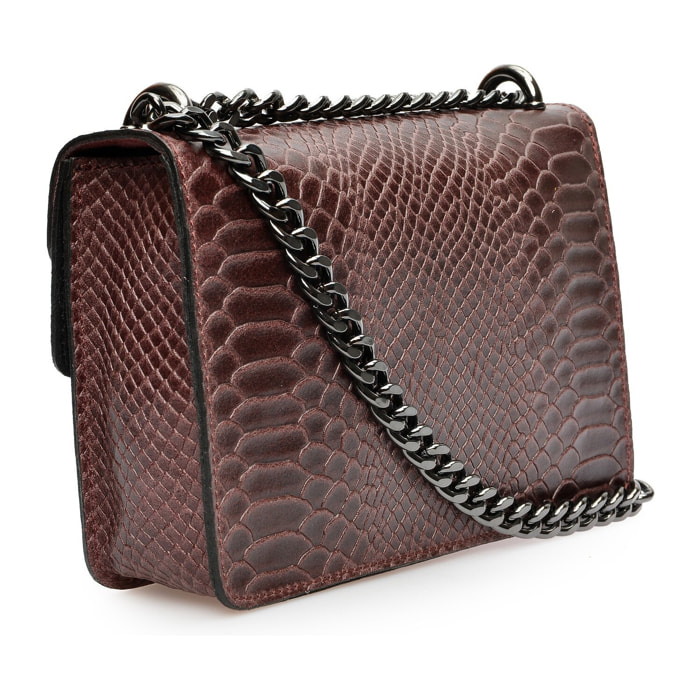 Borsa a tracolla Roberta M Bordeaux