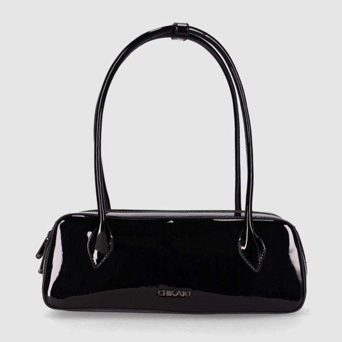 Bolso - Negro - Medida: 32 cm x 11 cm x 10 cm