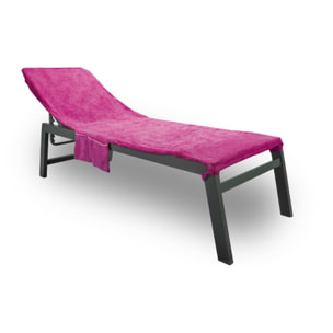 Telo Mare Lettino In Spugna Tinta Unita Modello Pool&Beach